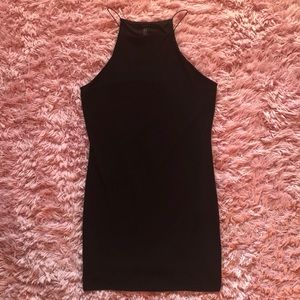 Fitted Black Mini Dress